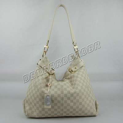 discount louis vuitton handbags leather n98583 beige white wholesale