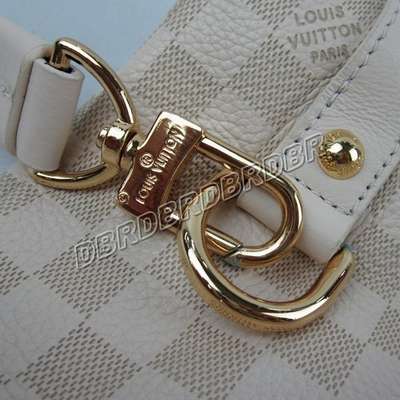 discount louis vuitton handbags leather n98583 beige white wholesale