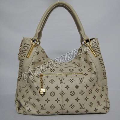 discount louis vuitton handbags leather m96113 beige white wholesale