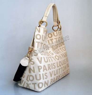 discount louis vuitton handbags leather m95130 beige white wholesale