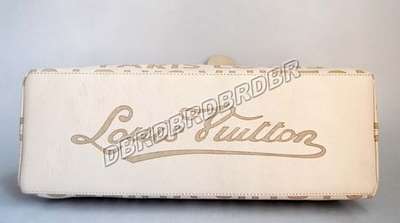 discount louis vuitton handbags leather m95130 beige white wholesale