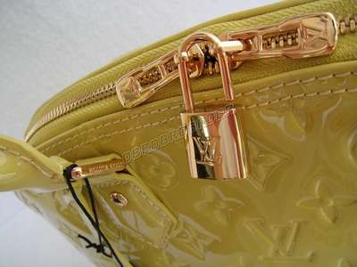 discount louis vuitton handbags monogram vernis 93595 yellow wholesale