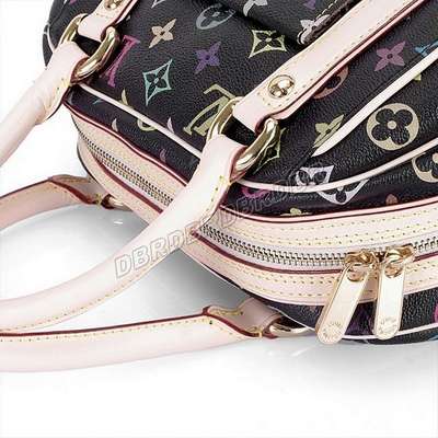 discount louis vuitton handbags monogram multicolore m40097 black wholesale