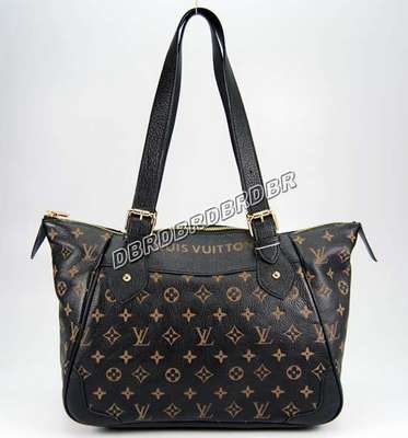 Discount Louis Vuitton Handbags Leather M41155 black Wholesale