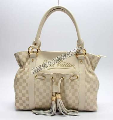 Louis Vuitton M98037 Damier Azur beige white