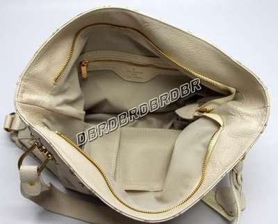 discount louis vuitton handbags leather m98039 monogram beige white wholesale