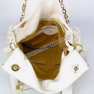 discount louis vuitton handbags leather m95130 monogram beige white wholesale