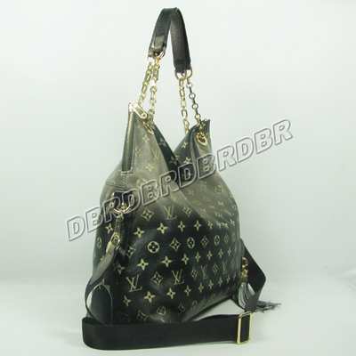 discount louis vuitton handbags leather m95130 black monogram wholesale