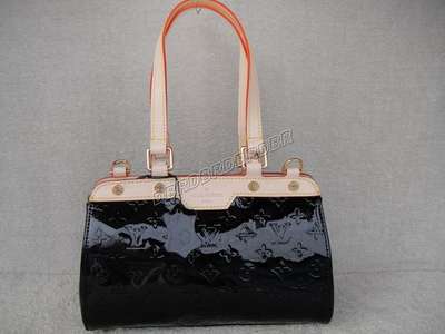 discount louis vuitton handbags monogram vernis m91622 small black wholesale