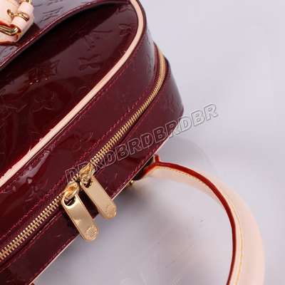 discount louis vuitton handbags monogram vernis m93513 purplish red wholesale