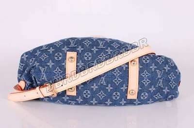 discount louis vuitton handbags monogram denim m95349 blue wholesale