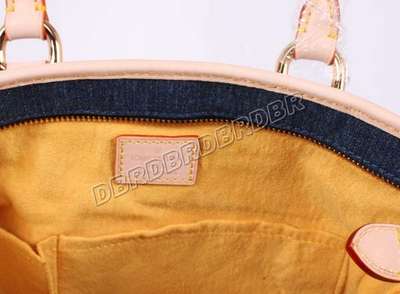 discount louis vuitton handbags monogram denim m95349 blue wholesale