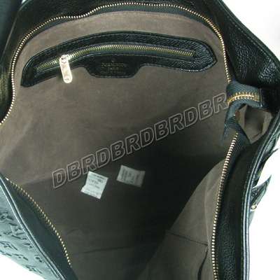 discount louis vuitton handbags leather m12830 black wholesale