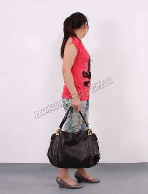 discount louis vuitton handbags leather m96698 black/gray wholesale