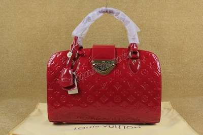 Discount Louis Vuitton Handbags Monogram Vernis M95332 tote Red Wholesale