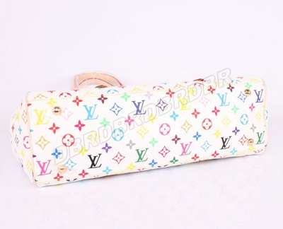 discount louis vuitton handbags monogram multicolore m40100 white wholesale