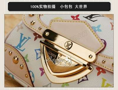 discount louis vuitton handbags monogram multicolore m40127 white wholesale