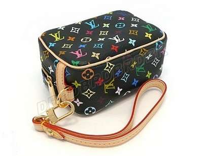 discount louis vuitton handbags monogram multicolore m58034 black wholesale