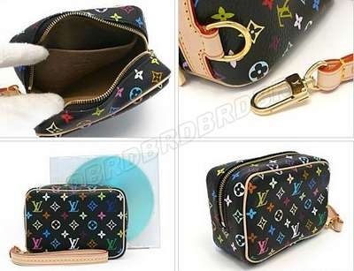 discount louis vuitton handbags monogram multicolore m58034 black wholesale