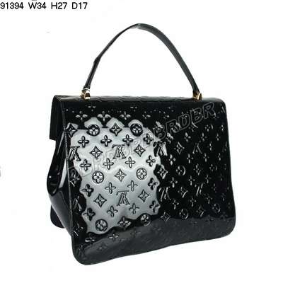 discount louis vuitton handbags monogram vernis 91394 black wholesale