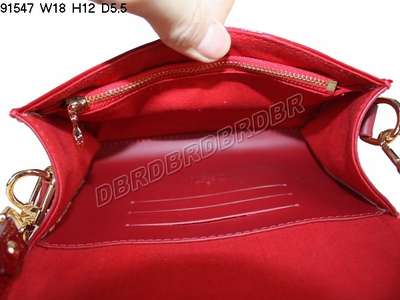 discount louis vuitton handbags monogram vernis 91547 red wholesale