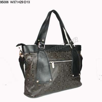 discount louis vuitton handbags leather 95006 black wholesale