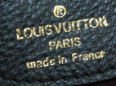 discount louis vuitton handbags leather 95013 black/gray wholesale