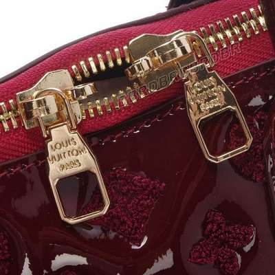 discount louis vuitton handbags monogram vernis m91873 red wholesale