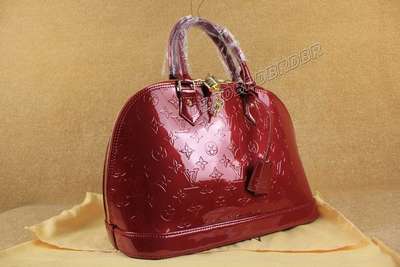 discount louis vuitton handbags monogram vernis m93596 red wholesale