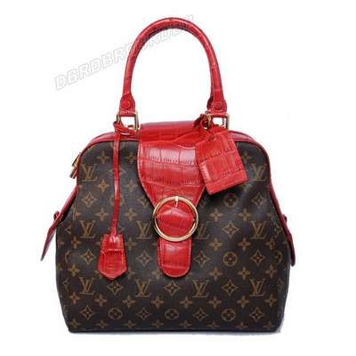 Discount Louis Vuitton Handbags Monogram Canvas M91116 red Wholesale